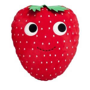 Yummy World Stuffed Strawberry Pillow - NWT